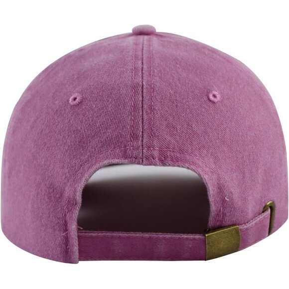 Women's Boy Mama Pink Embroidered Adjustable Buckle Closure Cotton Baseball Cap - Picture 6 of 6